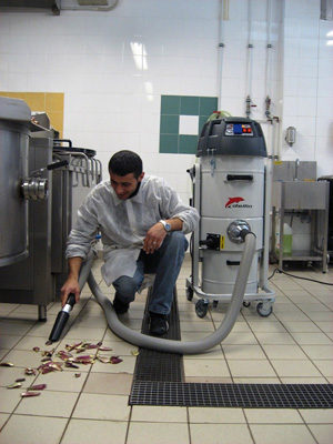 Aspiratore per industria agroalimentare