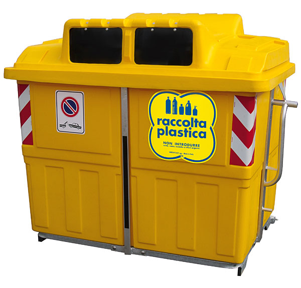 Cassonetto raccolta plastica Ecomix
